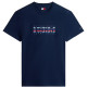 t-shirt homme  tommy hilfiger tjm reg 1985 dna graph ss t ex
