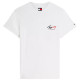 t-shirt homme  tommy hilfiger tjm slim sign chest ss tee ext