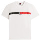 t-shirt homme  tommy hilfiger tjm reg signature stripe t ext