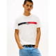 t-shirt homme  tommy hilfiger tjm reg signature stripe t ext