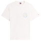 t-shirt homme  tommy hilfiger tjm rlx bubble flame ss tee