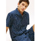 chemise homme  tommy hilfiger tjm reg aop camp shirt ext