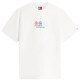 t-shirt homme  tommy hilfiger tjm rlx crest repeat ss t