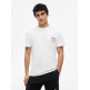 t-shirt homme  tommy hilfiger tjm reg sign flag ss tee ext