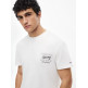 t-shirt homme  tommy hilfiger tjm reg sign flag ss tee ext