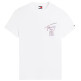 t-shirt homme  tommy hilfiger tjm reg city sign ss tee ext