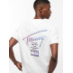 t-shirt homme  tommy hilfiger tjm reg city sign ss tee ext