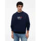 sweat-shirt homme  tommy hilfiger tjm rlx multi crests cneck