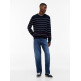 maillot homme  tommy hilfiger tjm slim stripe sweater ext