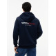 sweat-shirt homme  tommy hilfiger tjm reg dna backprint fz hd