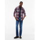 chemise homme  tommy hilfiger tjm reg flannel check shirt ex