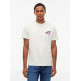 t-shirt homme  tommy hilfiger tjm reg sign backprint tee ext