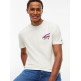 t-shirt homme  tommy hilfiger tjm reg sign backprint tee ext