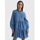 robe femme  th tjw chambray tiered shirt dres