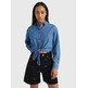 femme tjw front tie chambray shirt 1a5