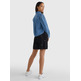 femme tjw front tie chambray shirt 1a5