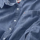 femme tjw front tie chambray shirt 1a5