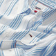 femme tjw front tie stripe shirt cy0