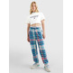 t-shirt femme  th tjw cls tartan 1 tee