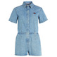 robe femme  th tjw badge denim playsuit