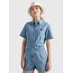 robe femme  th tjw badge denim playsuit