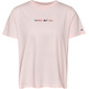 t-shirt femme th tjw reg color serif linear ss