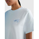 t-shirt femme th tjw cls dip dye signature tee