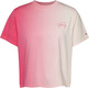t-shirt femme th tjw cls dip dye signature tee