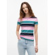 t-shirt femme  tommy hilfiger tjw slim essential rib ss