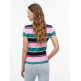 t-shirt femme  tommy hilfiger tjw slim essential rib ss