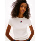 femme tjw slim badge rib tee ybl