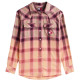 chemise femme  tommy hilfiger tjw rlx flannel shirt