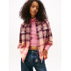 chemise femme  tommy hilfiger tjw rlx flannel shirt