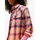 chemise femme  tommy hilfiger tjw rlx flannel shirt