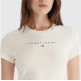 t-shirt femme  tommy hilfiger tjw slim bling linear tee ext