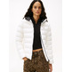 femme tjw slim hood prnt down jckt e ybl