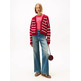 femme tjw badge stripe fluff cardi e xjp