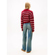 femme tjw badge stripe fluff cardi e xjp