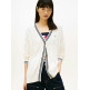 maillot femme  tommy hilfiger tjw ovs flag cable cardigan