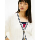 maillot femme  tommy hilfiger tjw ovs flag cable cardigan