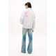 sweat-shirt femme  tommy hilfiger tjw bxy color bubble crew ext