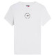 t-shirt femme  tommy hilfiger tjw slim ess logo2 rib tee ext