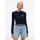 maillot femme  tommy hilfiger tjw rwb tipping sweater