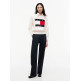 maillot femme  tommy hilfiger tjw flag sweater ext