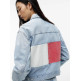 manteau femme  tommy hilfiger relaxed trckr jkt rwb ext cj60