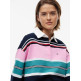 sweat-shirt femme  tommy hilfiger tjw rlx multi stripe rugby ext
