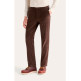 pantalon homme  dockers crafted khaki slim hot fudge