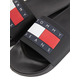 claquettes à badge homme tommy jeans