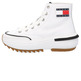 chaussure femme th tommy jeans mid run cleat