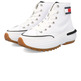 chaussure femme th tommy jeans mid run cleat
